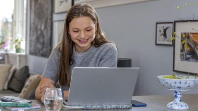 Glad mentee til privatundervisning på nett