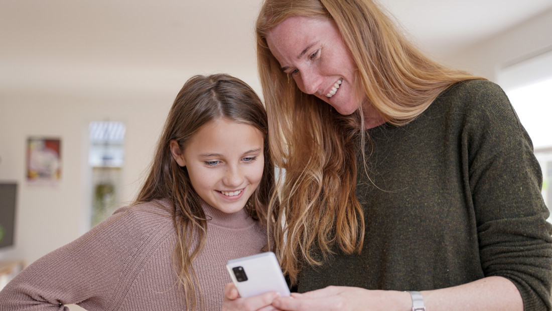 Mentor og mentee er glade til privatundervisning